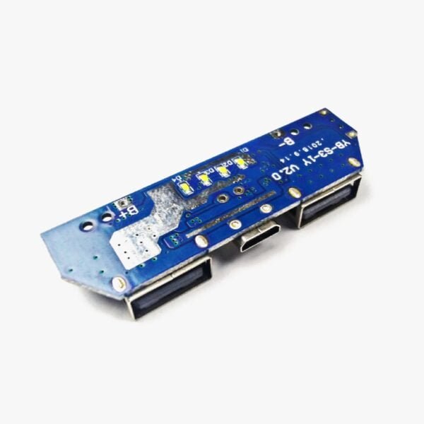 Dual Output Power Bank Module-3.7V to 5V 2A With Micro USB Charging Support - Image 3