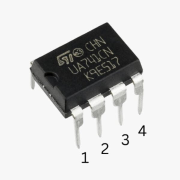 LM741 Op-Amp (Operational Amplifier) IC - 2 Pcs Pack - Image 3