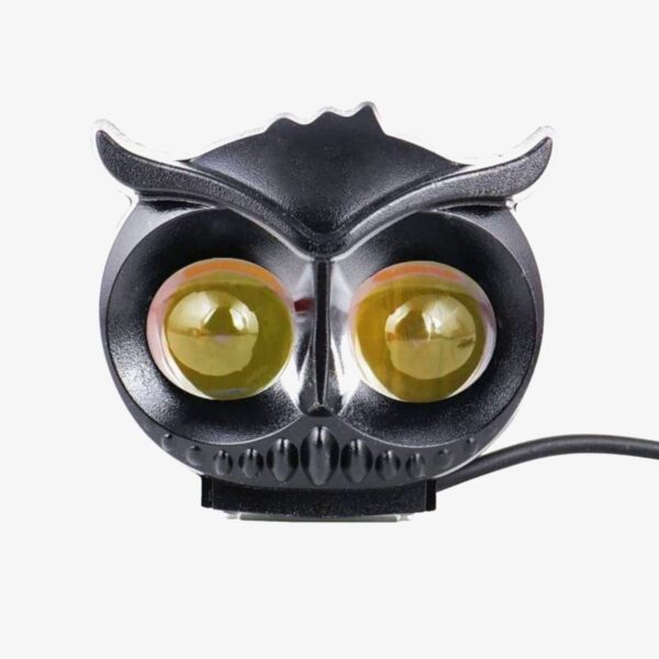 Owl Shape White-Yellow Bar LED Fog Light Projector – Bar Light for Cars, Bikes & Scooty