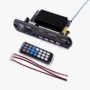 Gold-AP55 Audio Music Player: 2x50W Dual Board With Built In Bluetooth, USB, SD-Card Slot & Remote