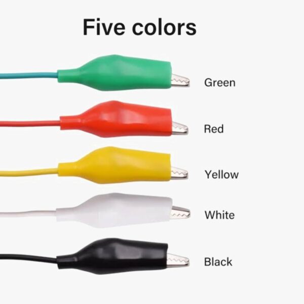 Double-Ended Crocodile Clips Connectors - Alligator Clips Connectors - 5 Pcs Pack - Image 4