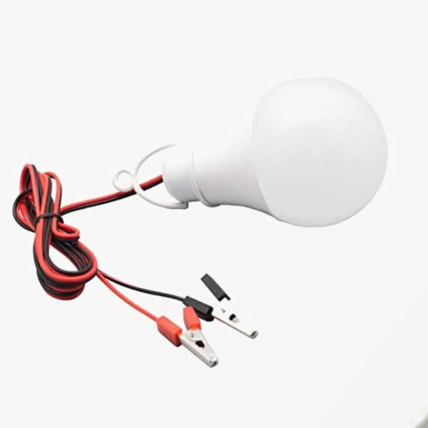9 Watt 12V DC White Led Lamp With Wires & Clips - 1 Pcs - Image 2