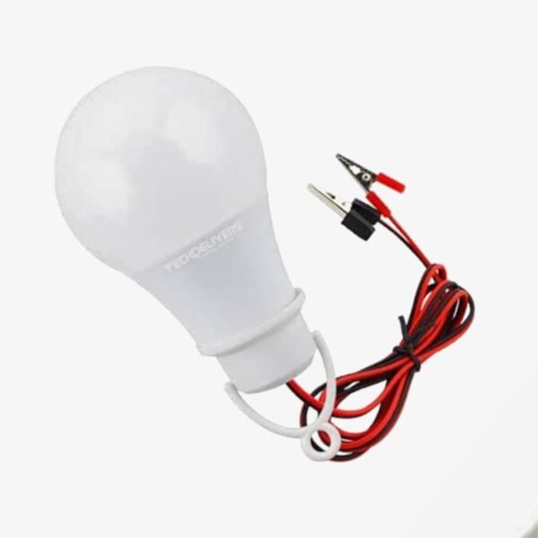 9 Watt 12V DC White Led Lamp With Wires & Clips - 1 Pcs - Image 3