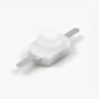 White Tic-Tac 250v-1.5A On / Off Self Locking Switch