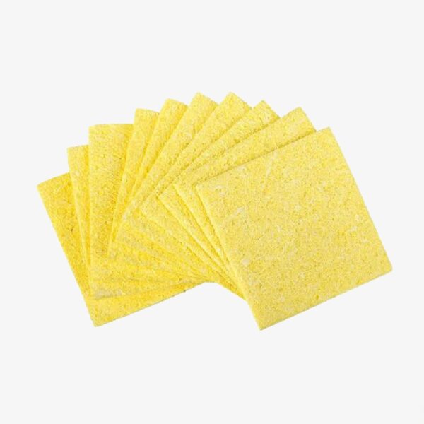Yellow Square Sponge Soldering Iron Tip Cleaning - 1 Pcs - Image 4