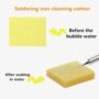 Yellow Square Sponge Soldering Iron Tip Cleaning - 1 Pcs