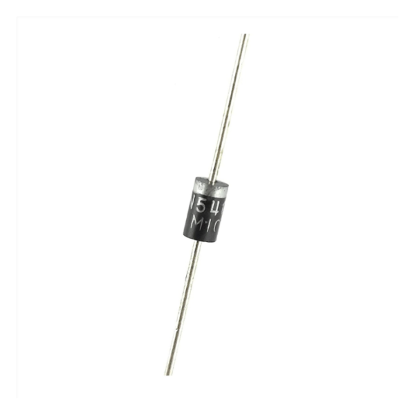 1N5408 1000V 3A Rectifier Diode - 5 Pcs Pack - Image 2