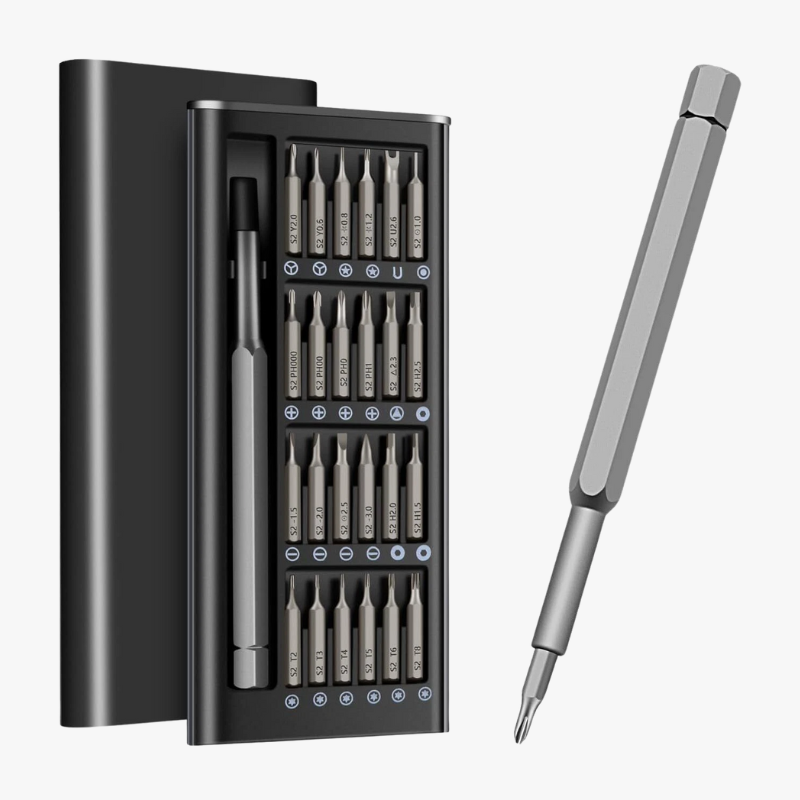 24-in-1 Mini Precision Screwdriver Set with Case – Magnetic & Multi-Purpose