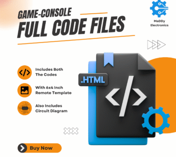 Mini Arduino Game Console Project Code V1 – 4 Built-in Games