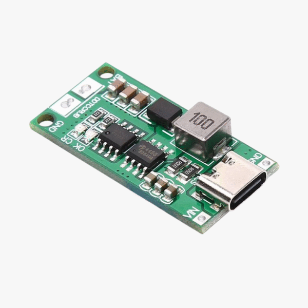 Type-C 3S 18650 Lithium Battery Charging Board – Step-Up Boost Module (12V, 2A) - Image 2