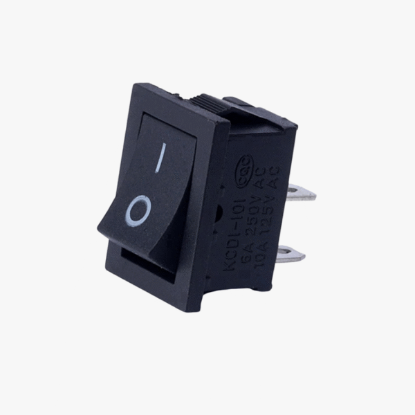 Black SPST Rocker Switch – 2-Pin ON/OFF SPST | Compact & Durable - Image 3