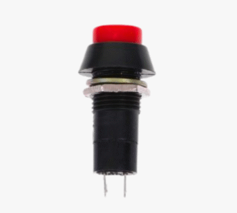 PB-305 12mm 2-PIN Round Plastic Push Button Switch – Self-Lock & Momentary Options