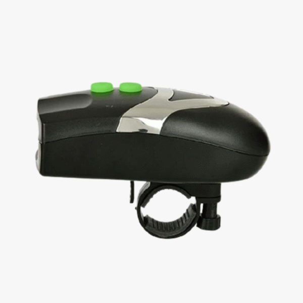 Bicycle LED Headlight with Horn – 3 LED Beams | 3 Sound Sirens | ABS Body | Detachable Mount - Image 2