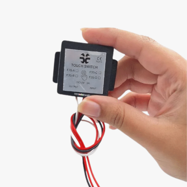 12V 3A Touch Sensor Switch for Mirror Light | Smart Dual LED Control with Dimming