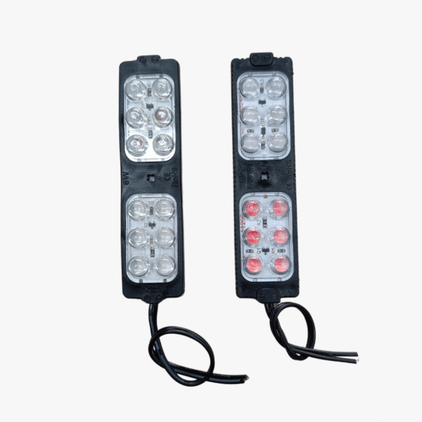12V DC 5-in-1 Red-Blue Flashing LED Light - Emergency Type - Image 4
