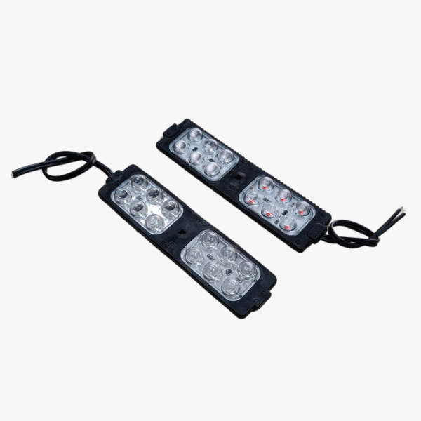 12V DC 5-in-1 Red-Blue Flashing LED Light - Emergency Type - Image 2