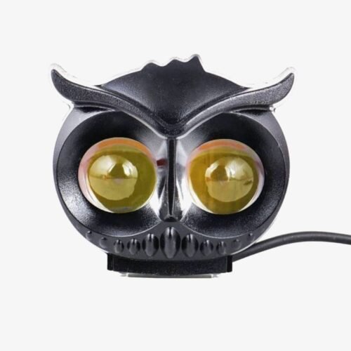 Owl Shape White-Yellow Bar LED Fog Light Projector – Bar Light for Cars, Bikes & Scooty