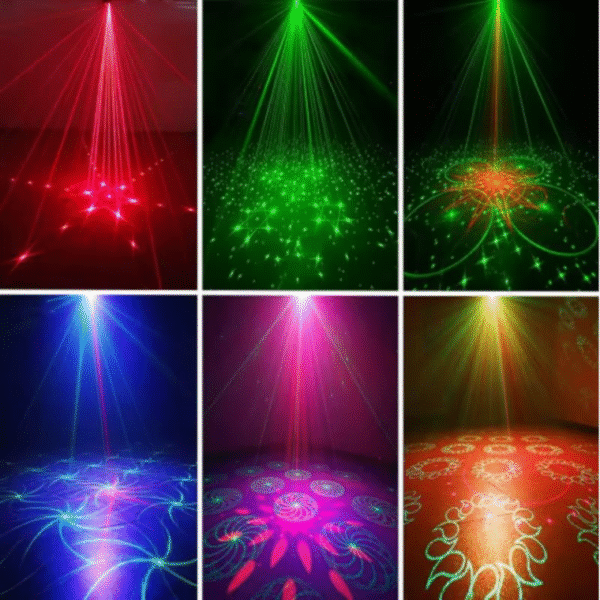Mini Cylinder DJ Disco Laser Light – 16 Patterns & 4 Modes, USB-Powered Party Light for Weddings, Clubs & Events - Image 4