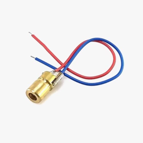 5V DC 5mW – 650nm 6mm Mini Laser Dot Diode Module