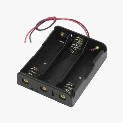 3.7v 3S – 18650 Battery In-Series Lithium Cell Holder Open Case With Wire