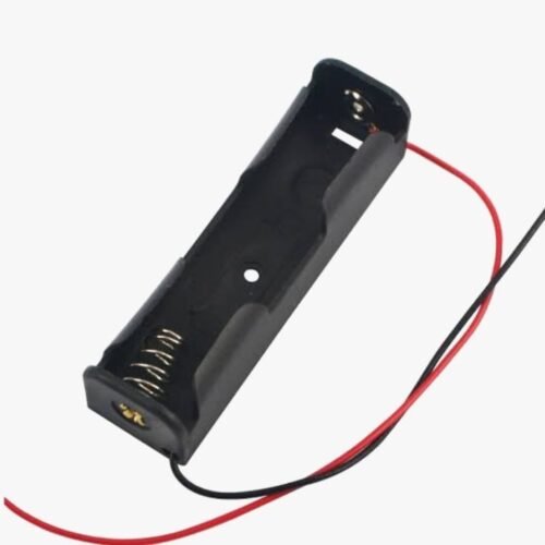 3.7v 1S – 18650 Battery In-Series Lithium Cell Holder Open Case With Wire