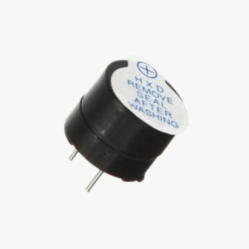 5v Small Size Round Beep Active Sound Buzzer – Black Color
