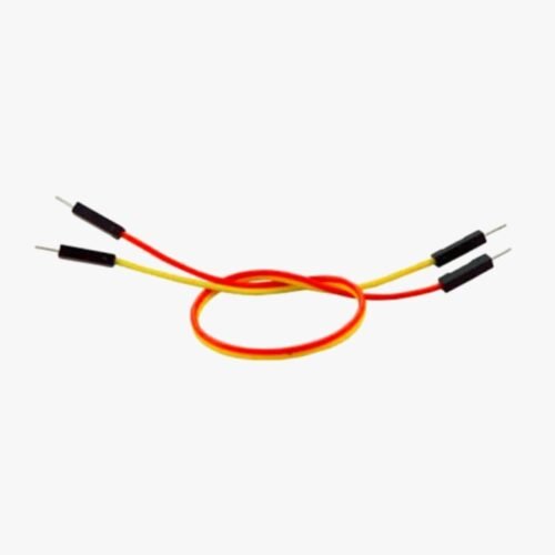 Male To Male 20cm Multicolor Jumper Wires (Rainbow Color) – 5 Pcs Pack