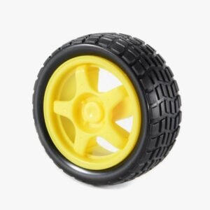 65mm X 28mm Robot Tyres/Wheels for BO Gear Motors