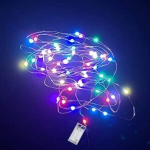 3 Meter Colorful Fairy LED Lights with Transparent Battery Case