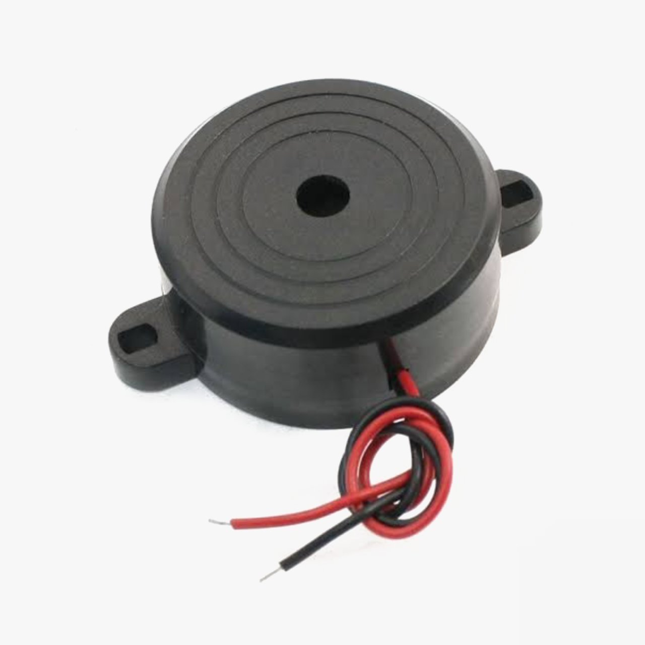 5v Big Size Round Beep Sound Buzzer - Black Color - Image 2