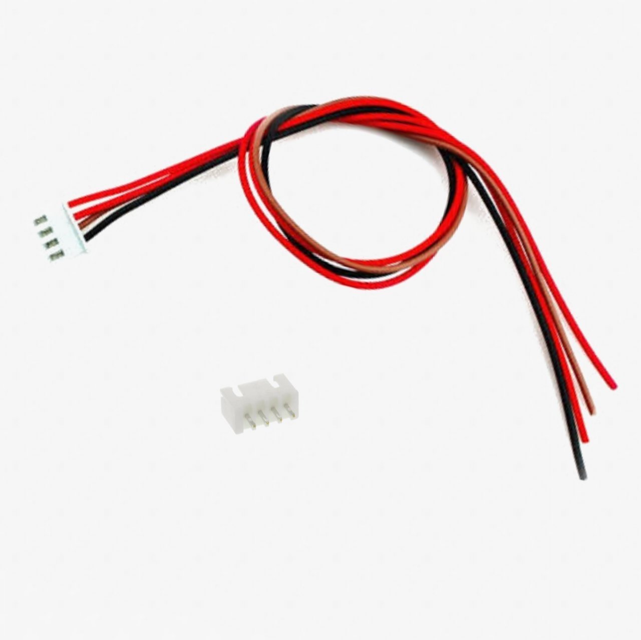 4 Pin JST XH 2.54mm Pitch Plug and Socket with Cable - Image 2