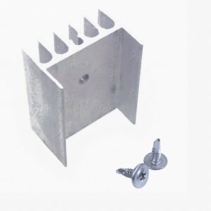 24x24x15MM Size Universal Aluminum Heat Sink With Nut