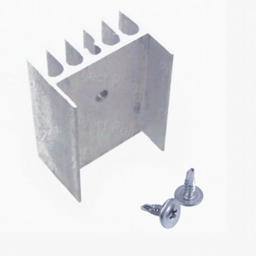 24x24x15MM Size Universal Aluminum Heat Sink With Nut