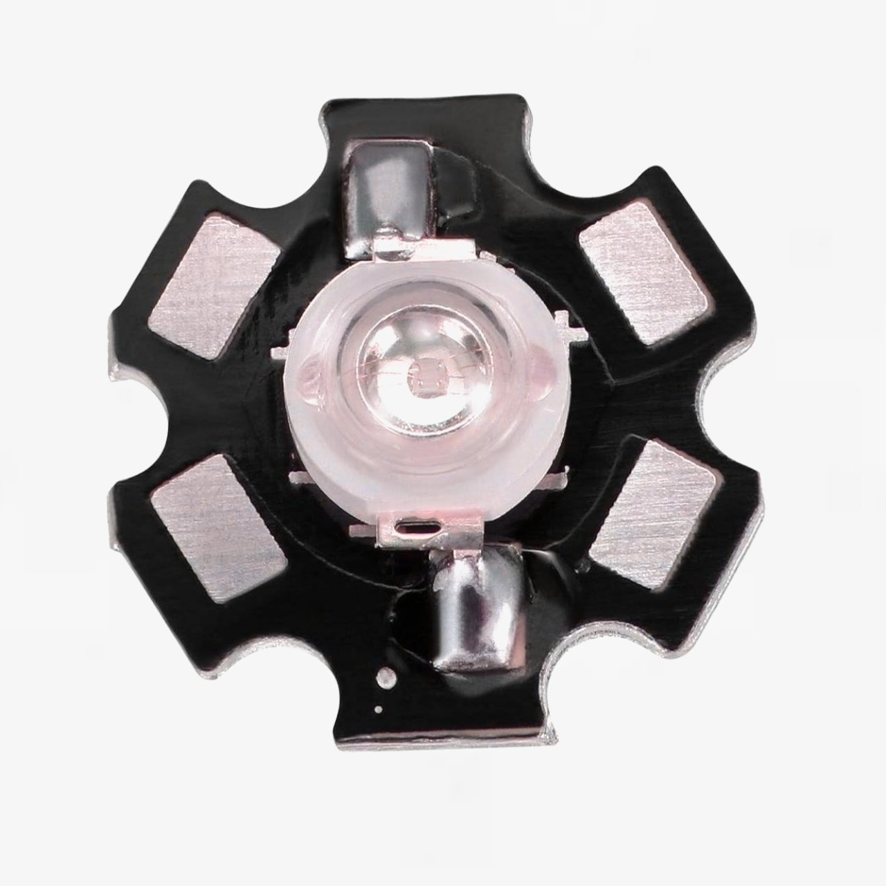3 Watt High Power Cool White Button Led On Star Board Heat Sink - 1 Pcs - Image 2
