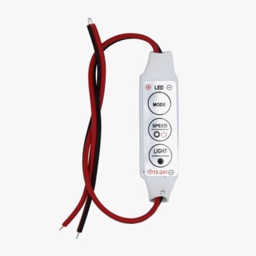 12v – 24v LED Light Controller & Dimmer for Single Color LED Strip