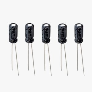 2.2uF, 50V Polarized Electrolytic Capacitor - 5 Pcs Pack