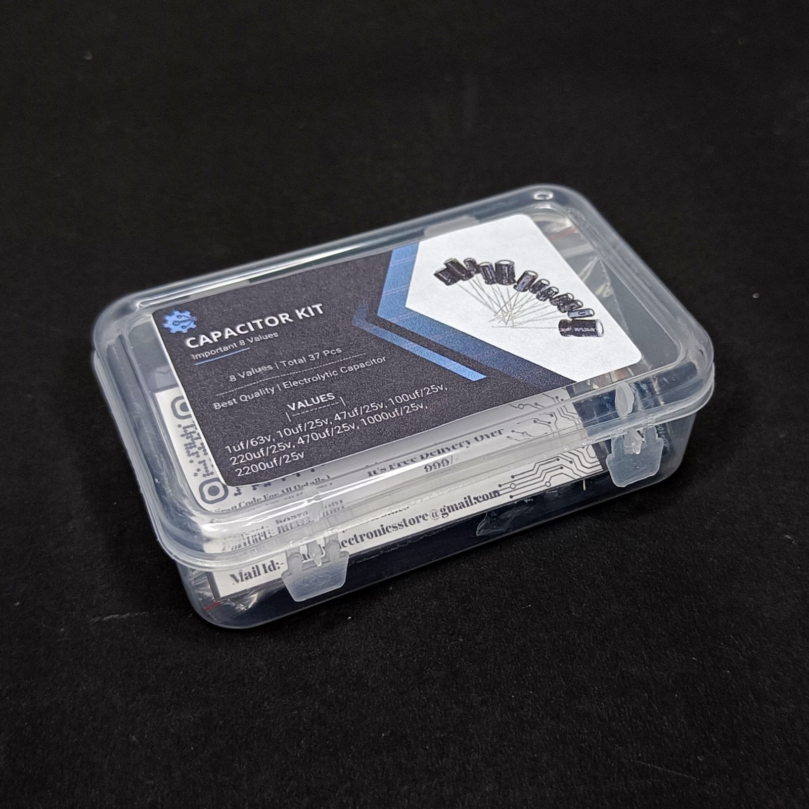 8 Important Value 37 Pcs Electrolytic Capacitors Kit - Image 2