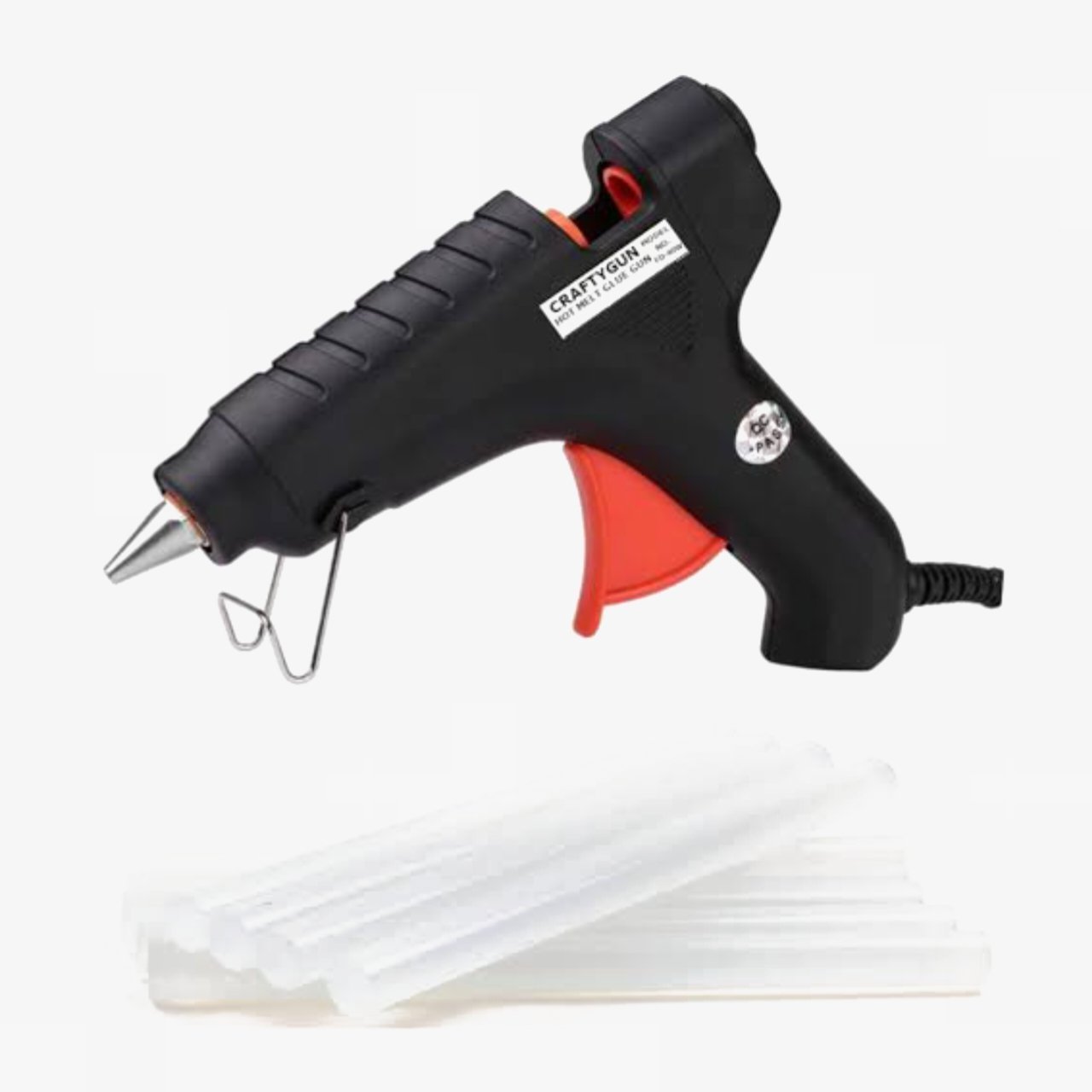 40 Watt Standard Temperature Hot Melt Glue Gun - Black Color - Image 2