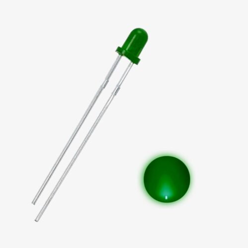 3mm Green LED – 10 Pcs Pack