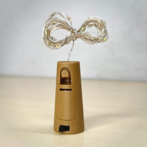 Bottle Cork Copper Wire Battery Operated 20 Led Fairy Light- 1 Pcs