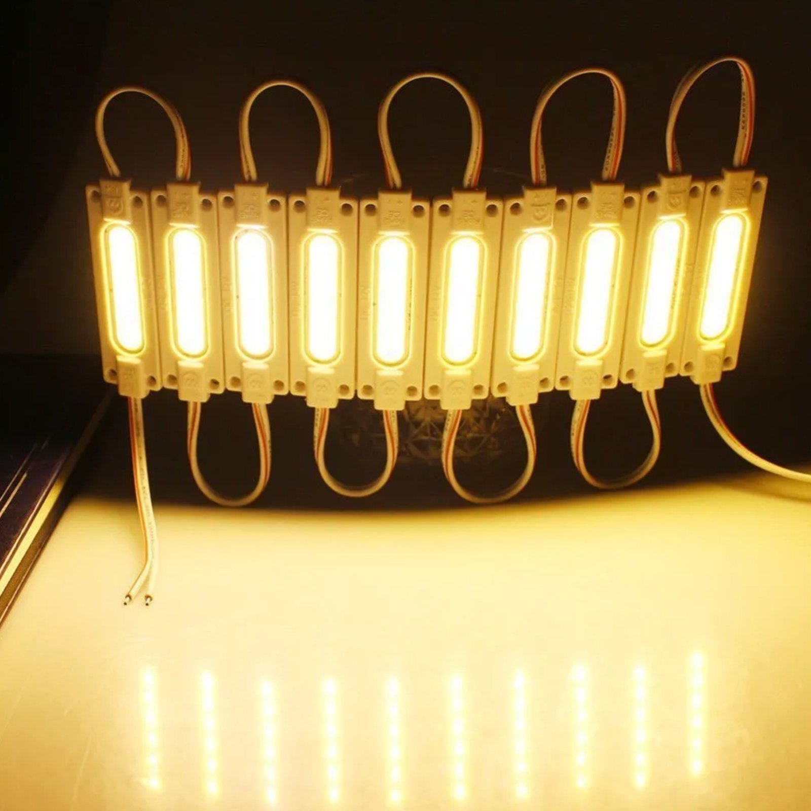 Yellow DC 12V 2W Small Tube COB High Brightness Waterproof Led Tube - Image 3