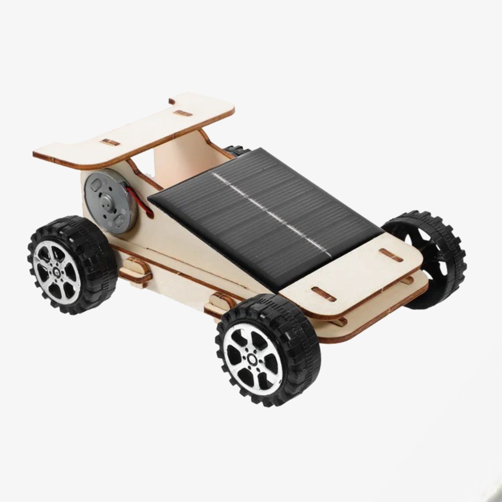 DIY STEM Educational Wooden Assembly Solar Car Kit - Image 3
