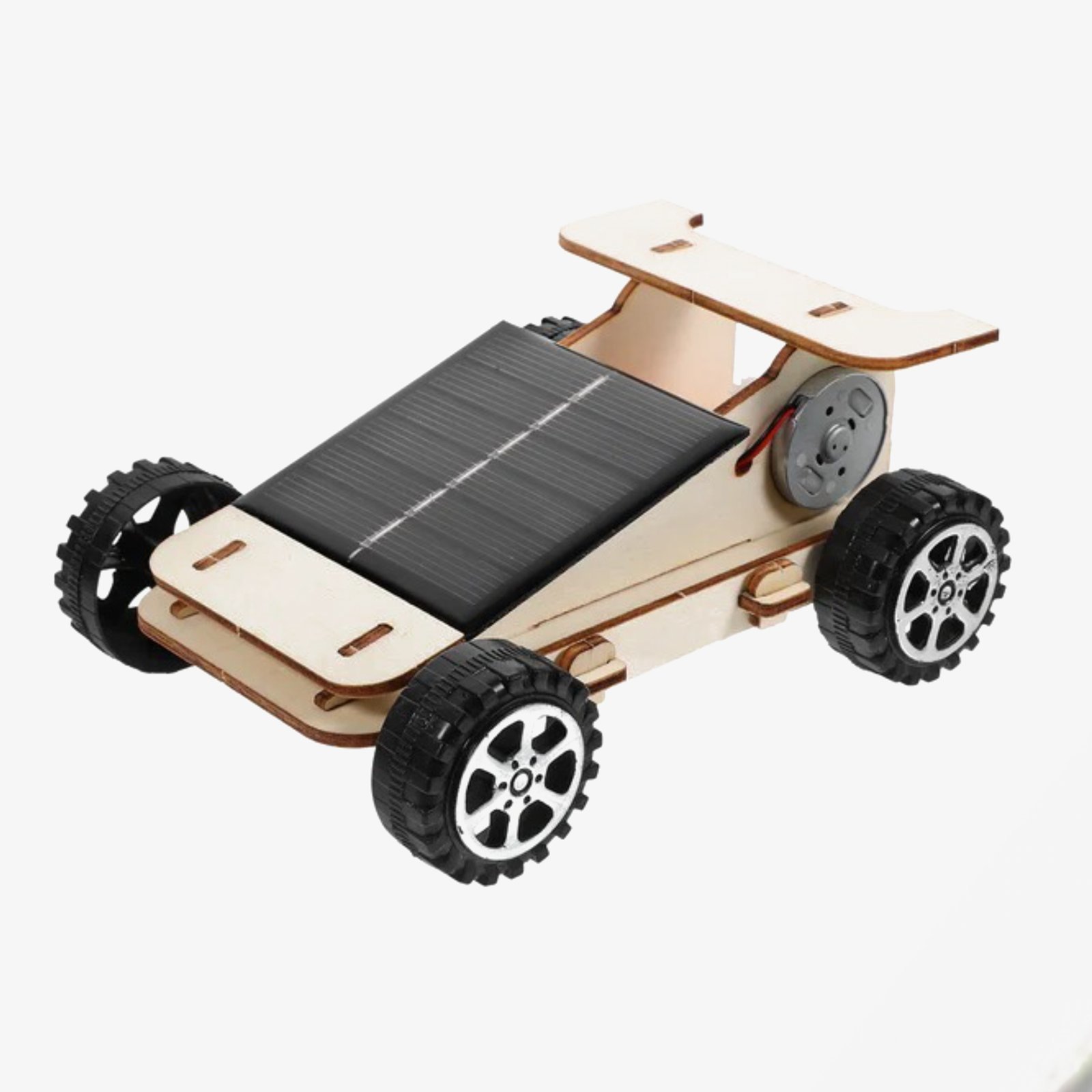 DIY STEM Educational Wooden Assembly Solar Car Kit