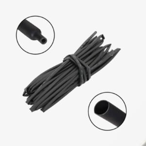 4mm Heat Shrink Sleeve Tube-Black - 1 Meter