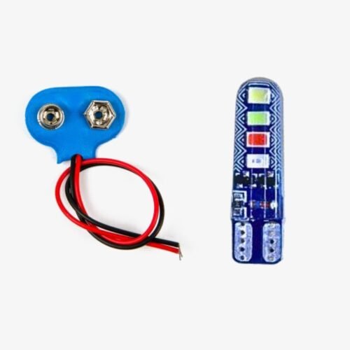 Auto RGB Flasher with 9v Battery Cap – Ready to Use
