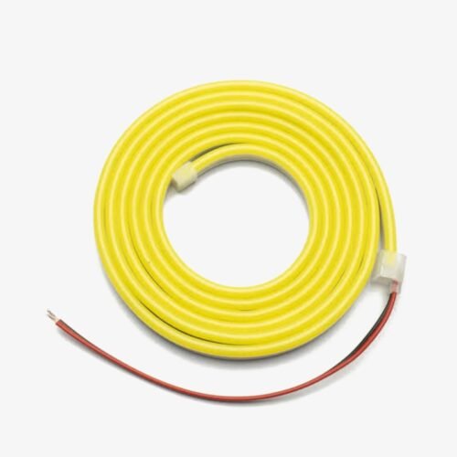 1 Meter 12V DC Yellow Neon LED Strip Light Roll – Waterproof, Flexible & Cuttable
