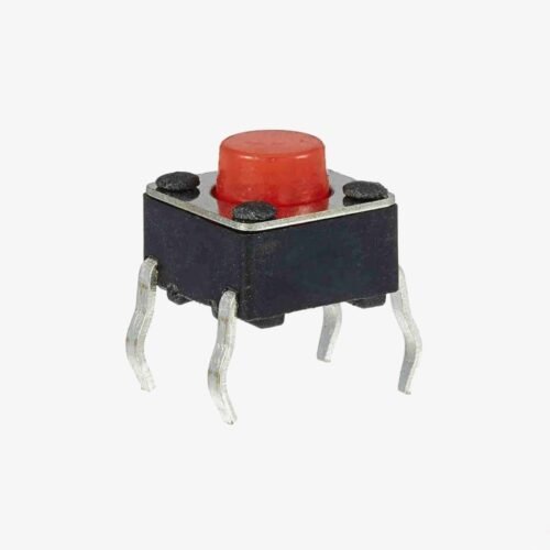 6x6x5mm 4Legs Mini Tactile Push Button Switch – 5 Pcs Pack