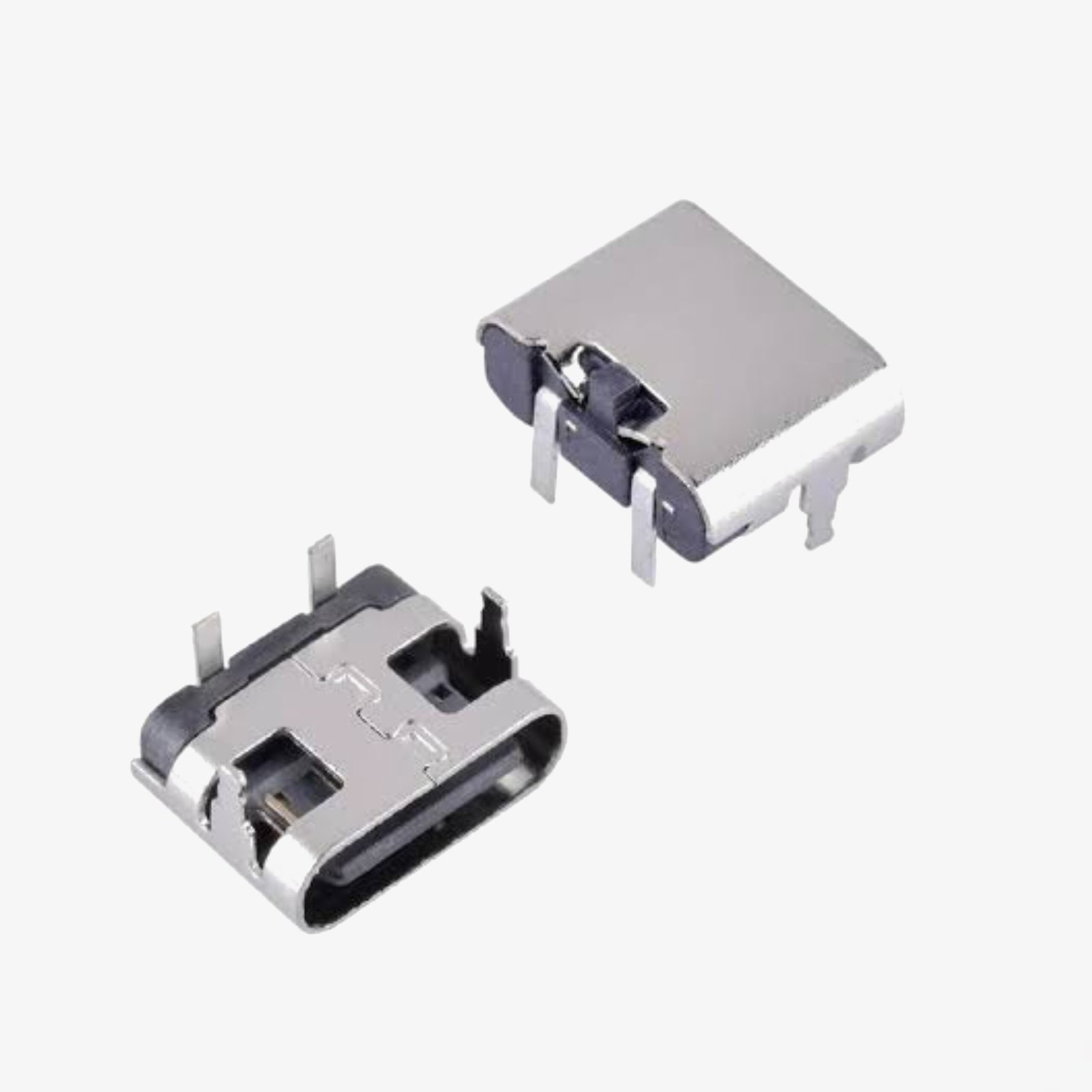 2 Pin Type C Female Port Connector – PCB Mount