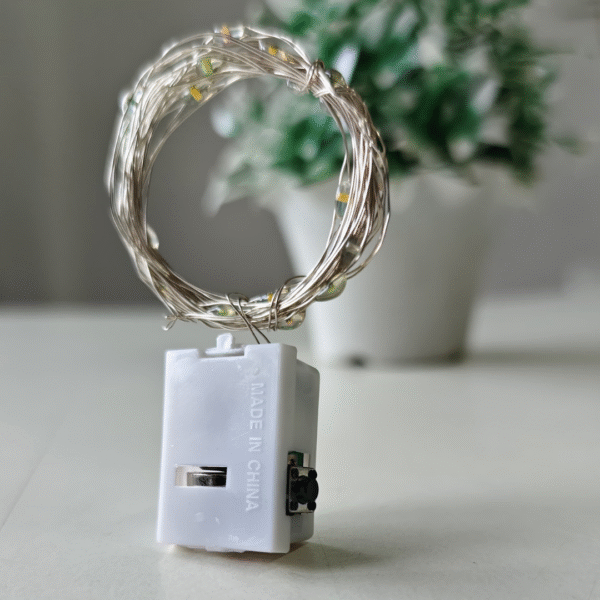 Flashing Fairy String Light – Multicolor | 20 LED Bulbs | 3 Light Modes | 2 Meter Copper Wire - Image 2