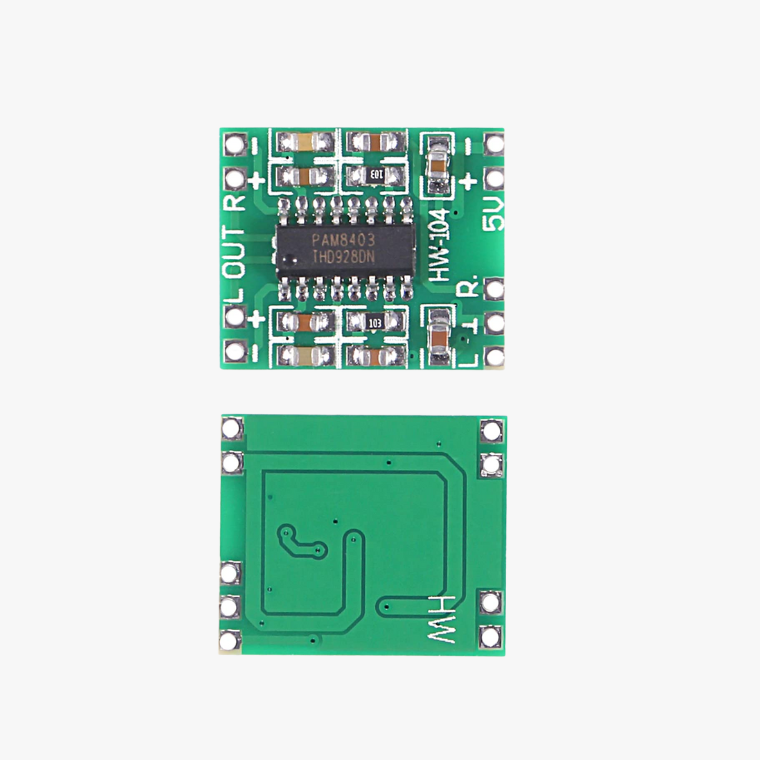 PAM8403 5V 2-channel Stereo Mini Class-D 3W+3W Audio Amplifier - Image 4
